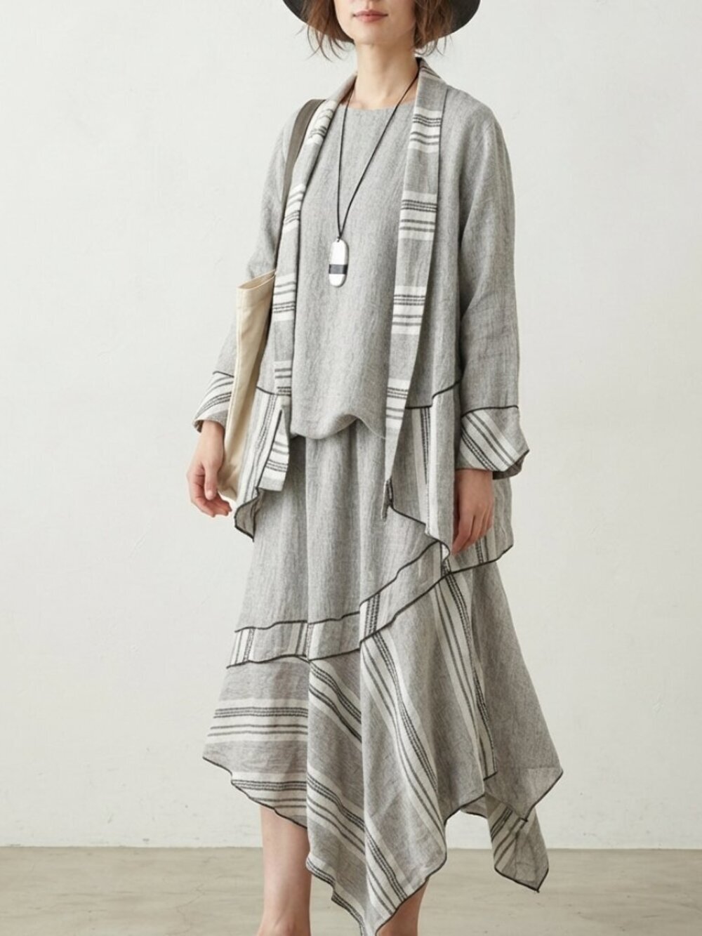 Vintage I.C. Collection By Connie Linen Cotton 3 Piece Set Jacket Skirt Tank Top